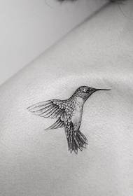 Model mic de tatuaj de pasăre