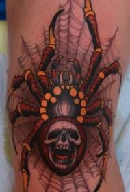 Scary Bright Cullo Spider Tattoo Muster
