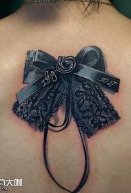 Modello tatuaggio farfalla posteriore