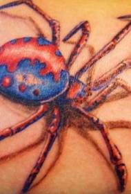 ruvara ruvara 3D mutsvuku spider tattoo pateni