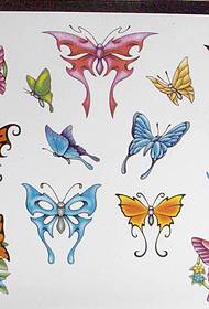 Veterán tetovanie motýľ tetovanie vzor