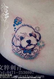 abdomen puppy dog tattoo pattern