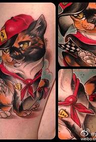 Tattoo show picture beveel 'n oulike tatoeëringpatroon vir honde