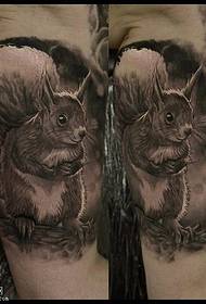 shoulder bunny tattoo pattern