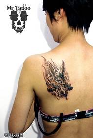 shoulder rabbit tattoo pattern