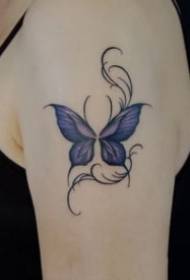 very fresh set of butterfly tattoo works pictures