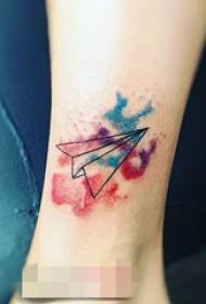 15 creative origami geometric elements simple personality lines small animal tattoo pattern