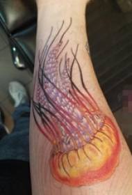I cuci di i zitelli picculi linee astratti picculi stampi di tatuaggi di meduse animali