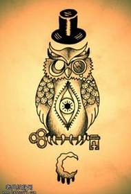 Gambar manuskrip tatu Owl