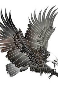 Sniper eagle tattoo manuscript illustration