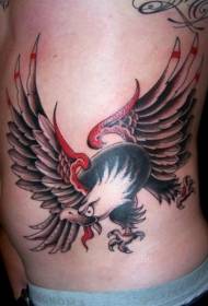 Adler Persönlichkeit gemalt Tattoo-Muster