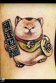 ຮູບແບບ tattoo cat ຂາ