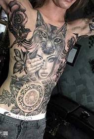 Patrún tattoo cat cliabh