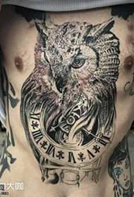 ရင်ဘတ်ဇီးကွက် tattoo ပုံစံ