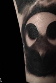 Leg owl tattoo tattoo pattern