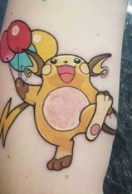 Cute Painted Tips Little Animal Pokémon Cartoon Cute Tattoo Pattern
