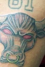 Chicago Bulls Football Tattoo Pattern