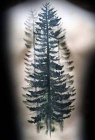Afbeelding van getatoeëerde bomen afbeelding van getatoeëerde bomen
