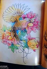 a bird tattoo pattern