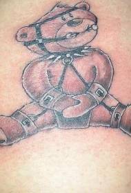 Bundled teddy bear tattoo pattern