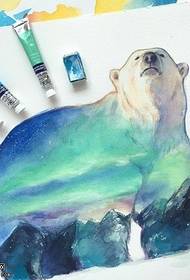 Bản thảo mẫu hình xăm gấu bắc cực