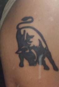 Nagy kar egyszerű bika tetoválás kép