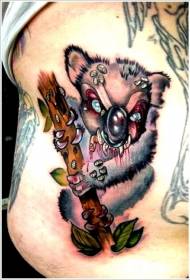 Spooky koala tattoo qauv
