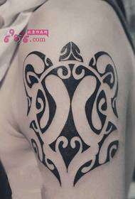 კრეატიული მაია კუ Totem Tattoo Picture