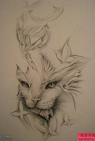 Emisija za tetovaže, preporučuje rukopis crno-bijele mačke za tetoviranje