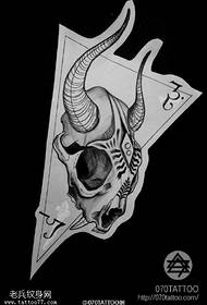 الگوی دستنوشته خال کوبی آنتولوپ Gazelle