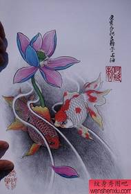 Rukopis čínskeho tetovania Koi (31)