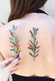 Plant Flower Tattoos: 27 Brightly Colored Flower Plant Tattoos