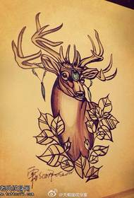 Antelope tattoo manuscript picture