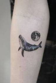 9 lindas estrelas e baleias com tatuagens