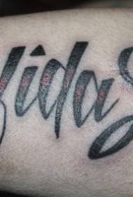 kar piros személyiség angol levél tetoválás minta