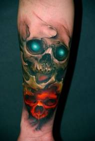 рука мистериозни узорак тетоваже у боји
