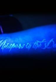 corak kapola fluorescent geulis pola panangan tattoo