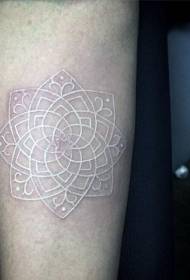 arm beautiful white van Gogh tattoo pattern