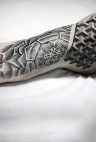 instep anwansi ojii prick Geometric tattoo ụkpụrụ