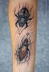 наоружање хладне боје тетоважа инсеката)