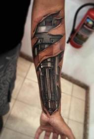 model realist tatuazhi i krahut të hekurt