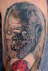 patrón de tatuaxe do brazo do retrato do monstro moi chulo