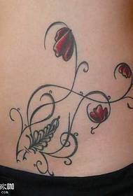 ခါးပန်းပွင့် tatoo တက်တူးပုံစံ