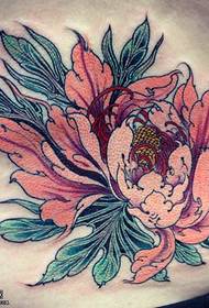 Taille realistesch Peony Tattoo Muster