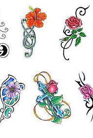 Floral Tattoo Pattern: Rose Tattoo Pattern Picture