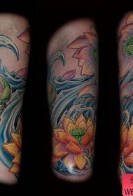 Galerie tetování 520: Lotus Tattoo Pattern