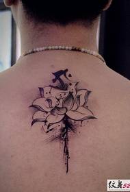 Enciclopèdia del tatuatge sànscrit i exquisit i bonic lotus