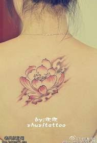Classic aura lotus tattoo pattern