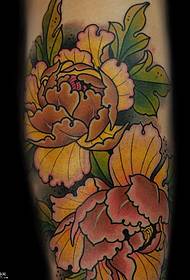 Big arm chrysanthemum tattoo pattern