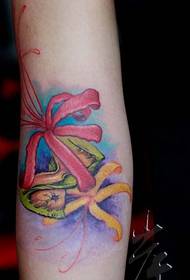 Тетоважни узорак друге стране цветног узорка тетоваже (изабрана мулти-слика)